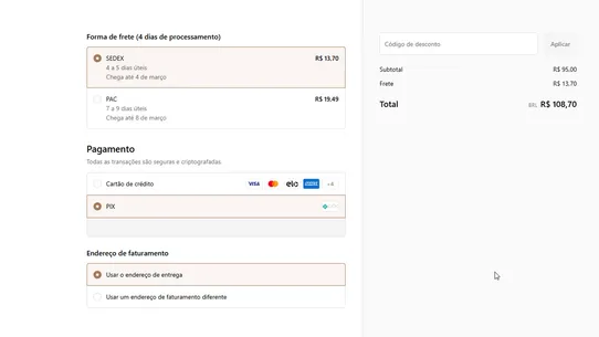 Fretify ‑ Correios PAC e SEDEX screenshot