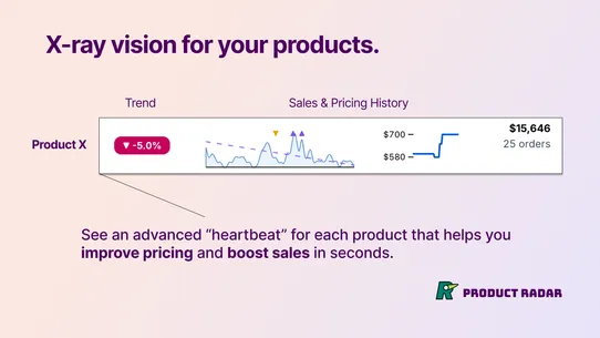 Product Radar screenshot