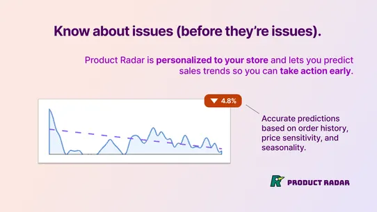Product Radar screenshot