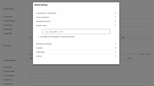 Vostari CSV Listing Builder screenshot