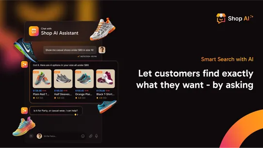 ShopAI Assistant screenshot