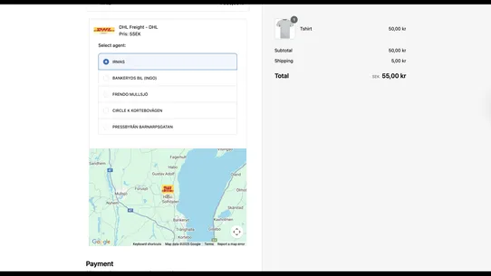 Logtrade checkout screenshot
