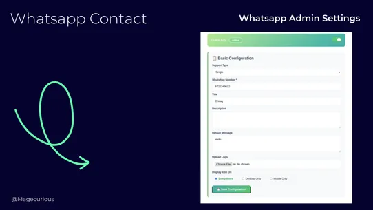 ShopziCurious Whatsapp Contact screenshot