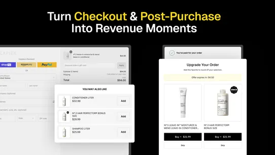 Llama Upsells screenshot