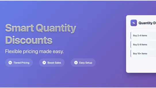 Smart Quantity Discounts screenshot