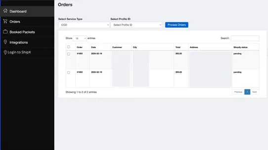 ShipX screenshot