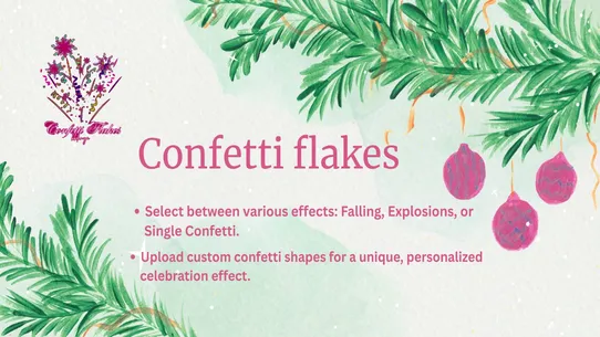 Confetti Festival Effects screenshot