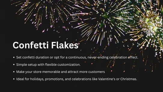 Confetti Festival Effects screenshot