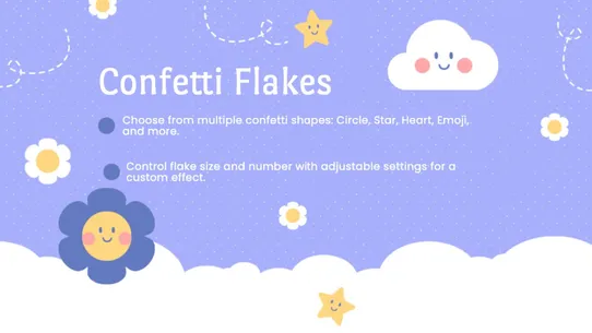 Confetti Festival Effects screenshot