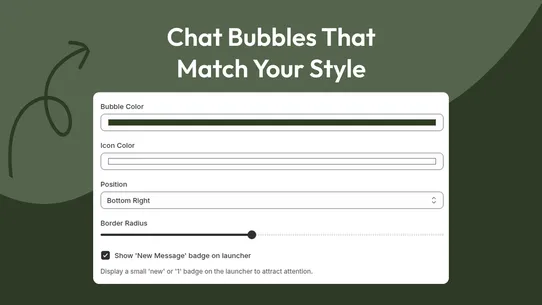 Chatify: Chat Bubble for Store screenshot
