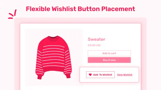 Smart Product Wishlist screenshot