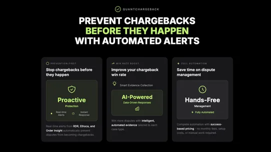 QuantChargeback Alerts screenshot