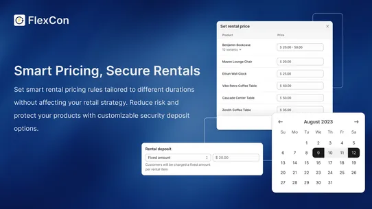 FlexCon Product Rental, Hire screenshot