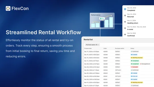 FlexCon Product Rental, Hire screenshot