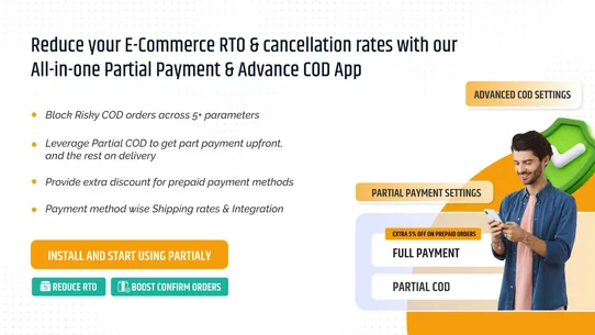 Partialy ‑ Partial Payment COD screenshot