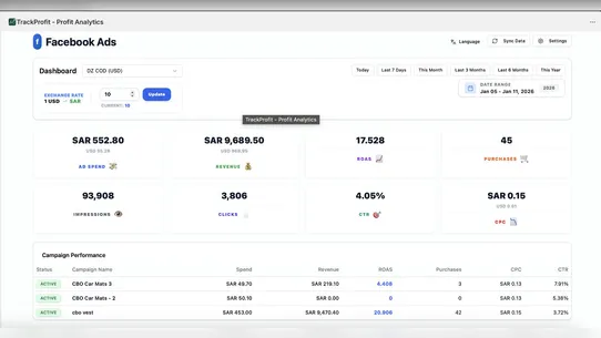TrackProfit ‑ Profit Analytics screenshot