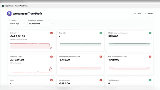 TrackProfit ‑ Profit Analytics screenshot