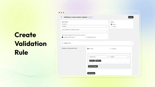Blockit: Checkout Validation screenshot