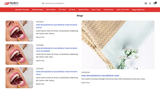 Blogify screenshot