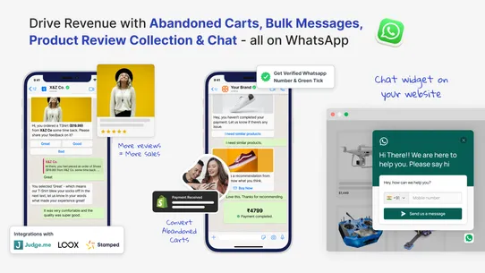 WhatsApp Chat &amp; Abandoned Cart screenshot