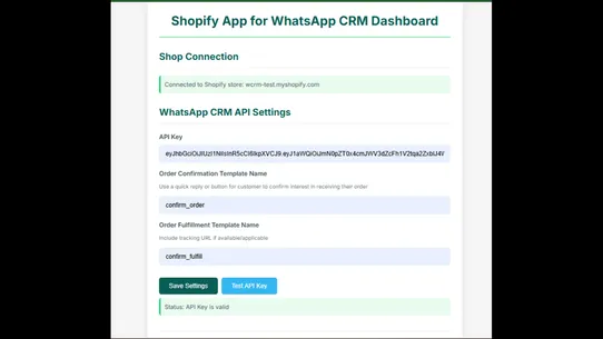 wCRM ‑ Transactional Notifier screenshot