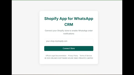 wCRM ‑ Transactional Notifier screenshot
