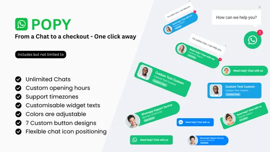 Popy: Whatsapp Marketing, Chat screenshot