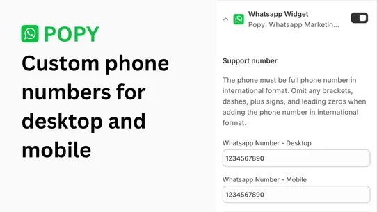 Popy: Whatsapp Marketing, Chat screenshot