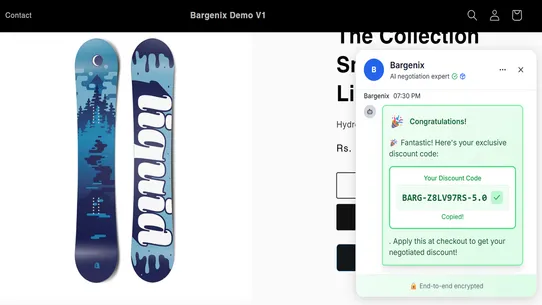 Bargenix AI screenshot