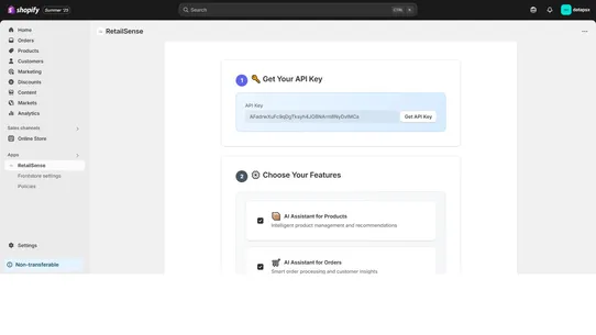 RetailSense screenshot