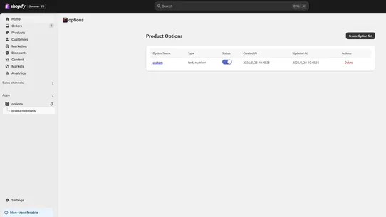 TT‑Options screenshot