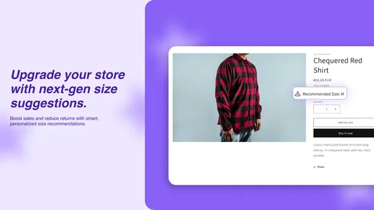 EZ Clothing Size Recommender screenshot