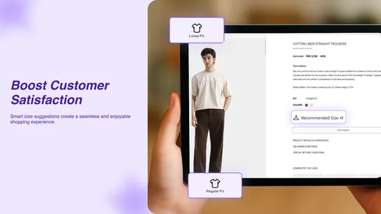 EZ Clothing Size Recommender screenshot