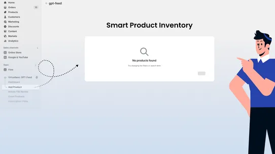 VNest ChatGPT Shopping Feed screenshot