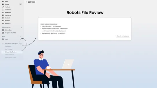VNest ChatGPT Shopping Feed screenshot