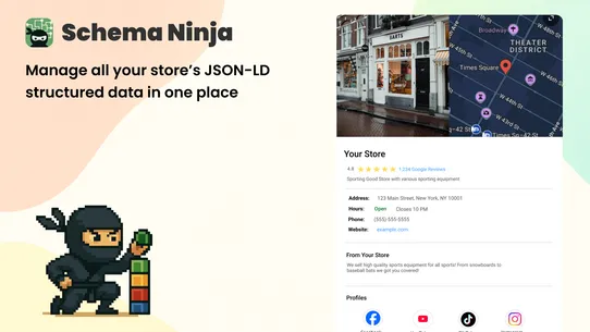 Schema Ninja – JSON‑LD SEO screenshot