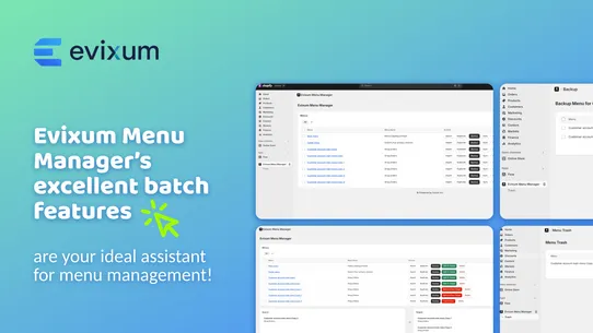 Evixum Menu Manager screenshot