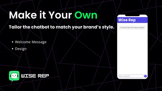 ChatGPT Sales Chatbot WiseRep screenshot