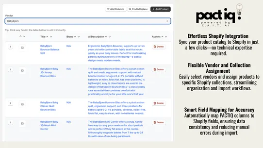 Pact IQ screenshot