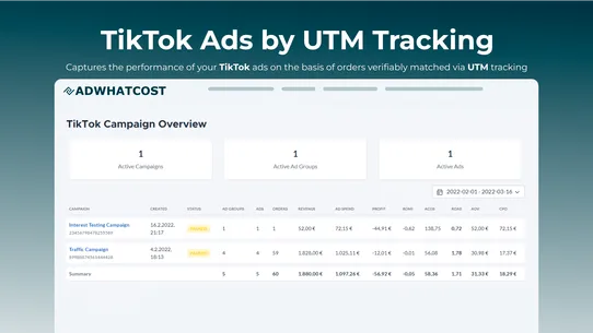 AdWhatCost: Ad Insights &amp; UTM screenshot