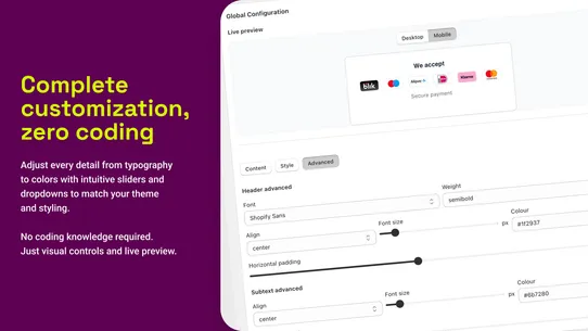 Factory: Theme Section Store screenshot