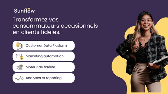 Sunflow: marketing et fidélité screenshot