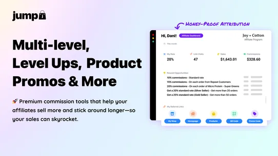 Jump: Affiliate Storefronts screenshot