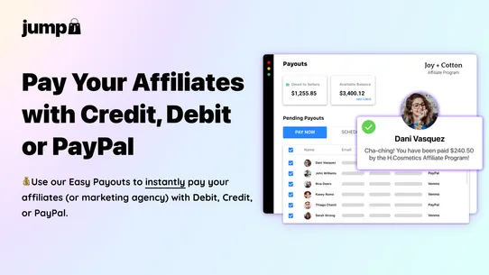 Jump: Affiliate Storefronts screenshot