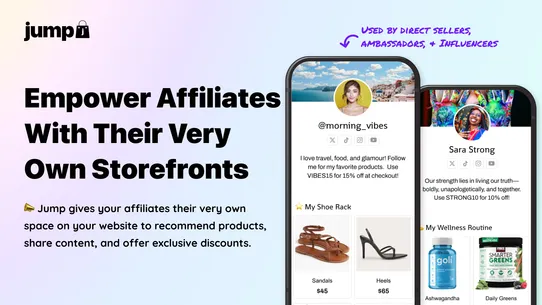 Jump: Affiliate Storefronts screenshot