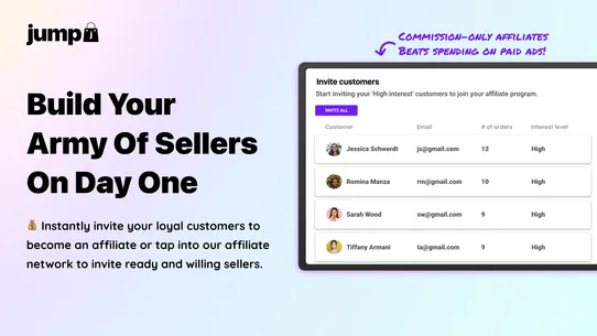 Jump: Affiliate Storefronts screenshot