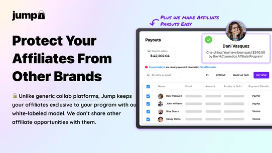 Jump: Affiliate Storefronts screenshot