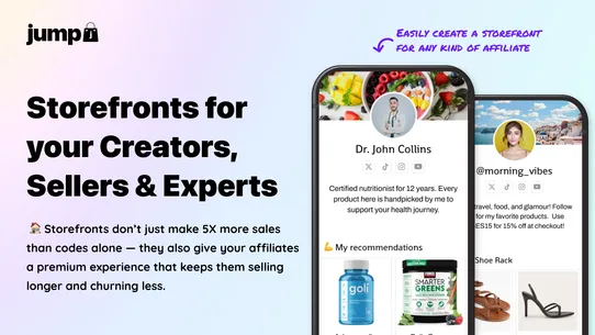 Jump: Affiliate Storefronts screenshot