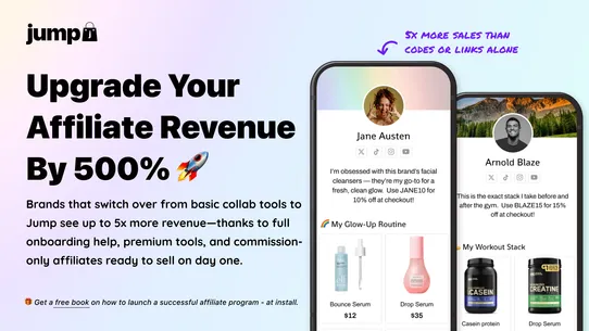 Jump: Affiliate Storefronts screenshot