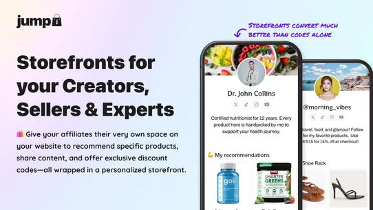 Jump: Affiliate Storefronts screenshot